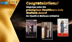 Singclean Global Strength: Singclean Wins the Prestigious Healthcare Asia Medtech Award for Health & Wellness Initiative